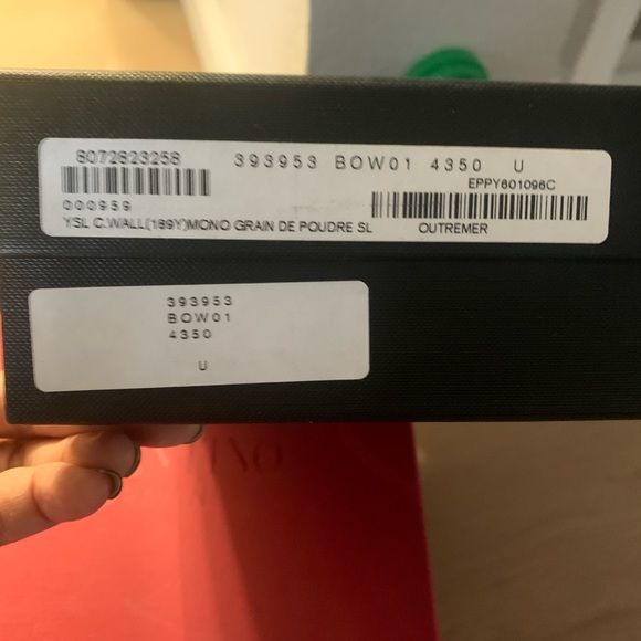 SAINT LAURENT Envelope Wallet on Chain - Picture 7 of 13